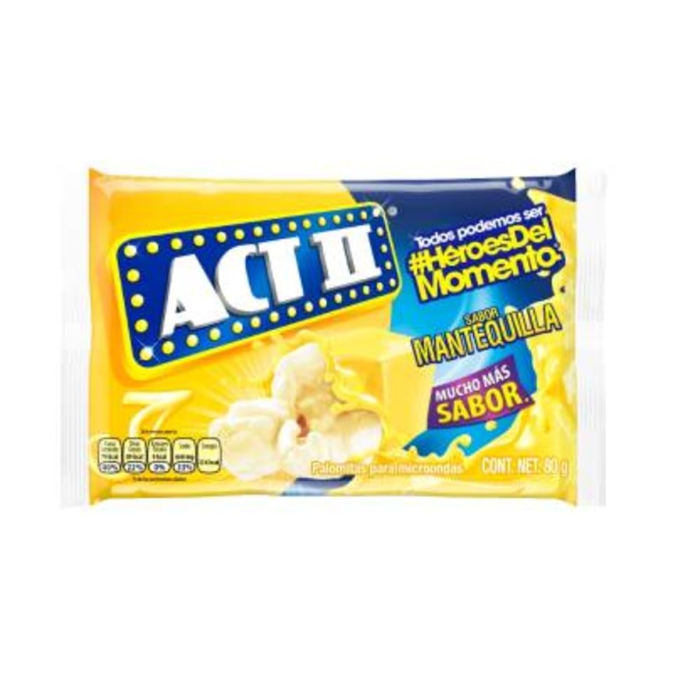 PALOMITA ACT II MANTEQUILLA 80GR.
