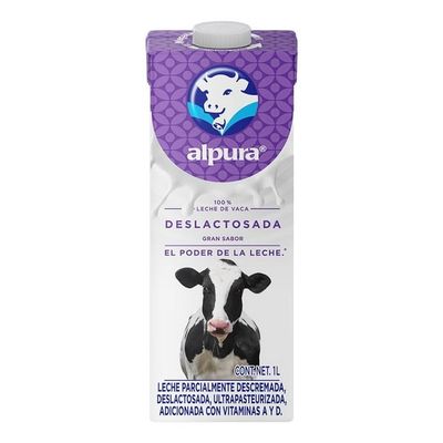 LECHE ALPURA DESLACT 1LT