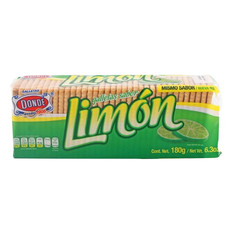GALLETA DONDE LIMON 180GR  