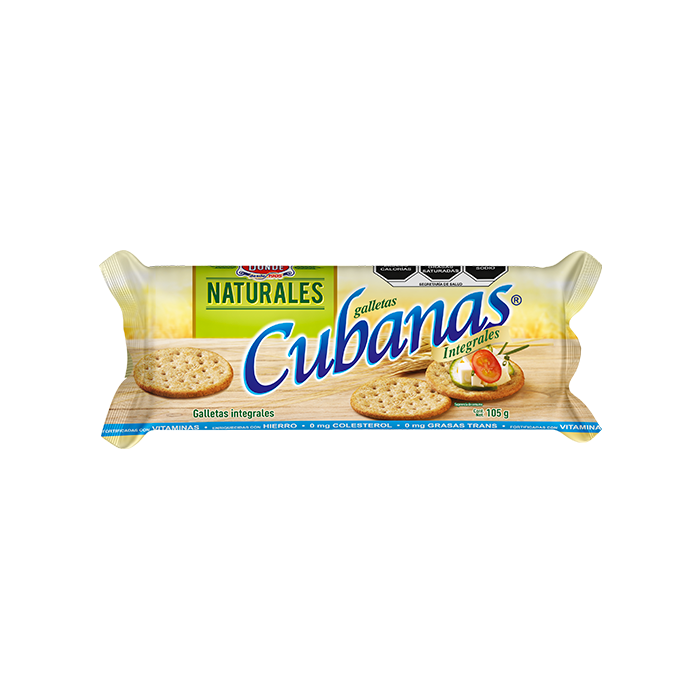 GALLETA DONDE CUBANAS INTEGRALES 105GR