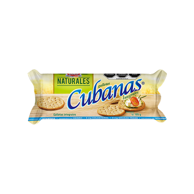 GALLETA DONDE CUBANAS INTEGRALES 105GR