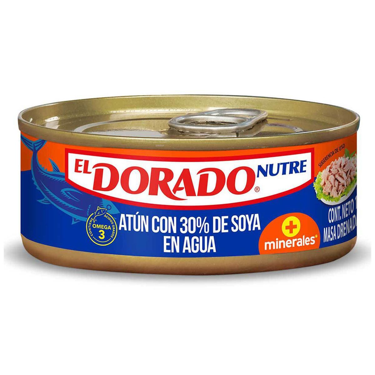 ATUN AGUA EL DORADO OMEGA3 130GR
