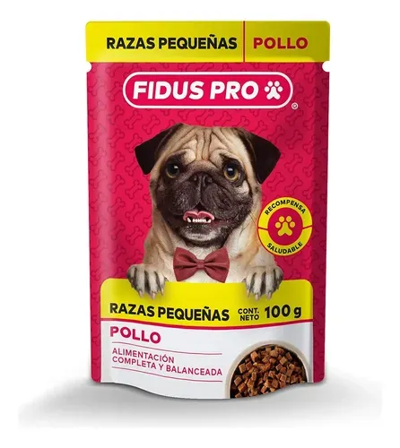 RAZAS PEQUEÑAS POLLO FIDUS PRO 100GR