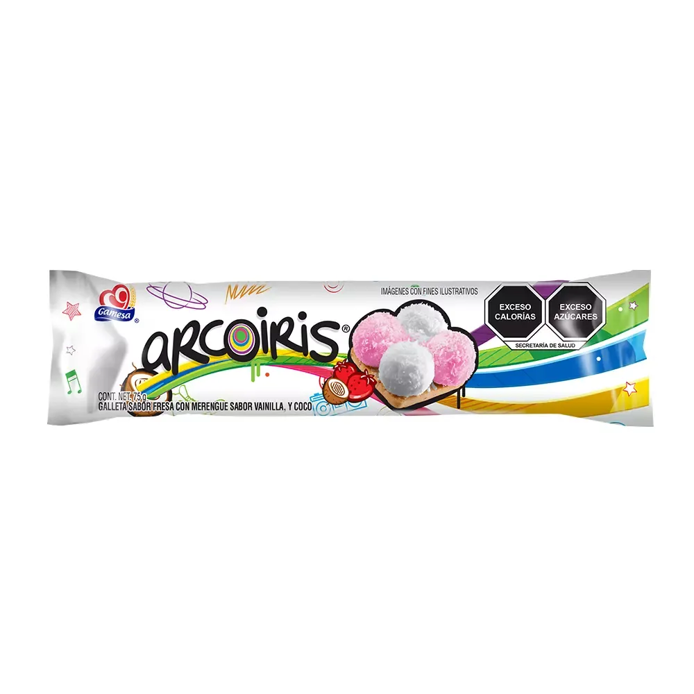 GALLETA ARCOIRIS GAMESA 75GR 