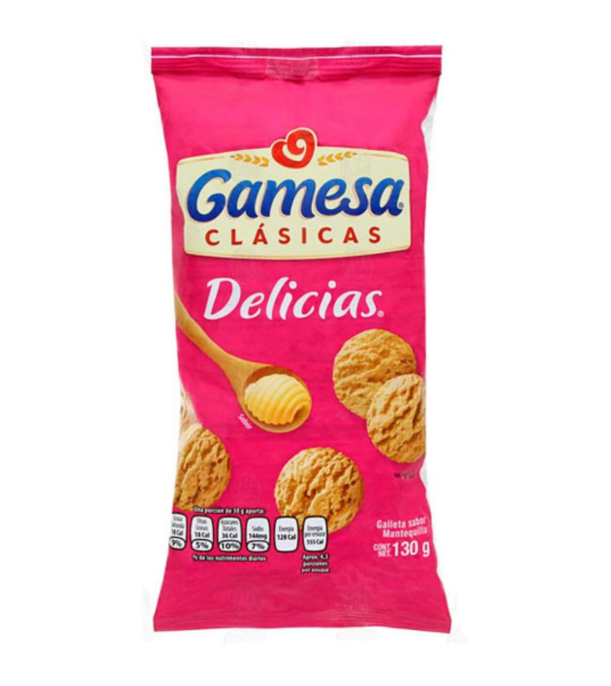 GALLETA DELICIAS GAMESA 138GR
