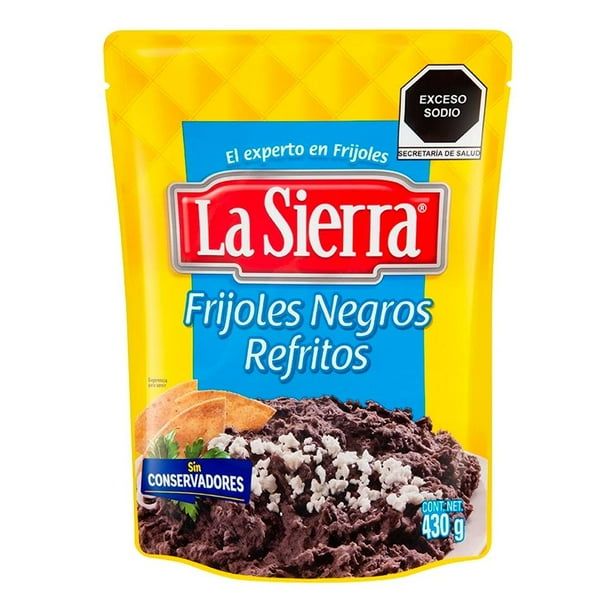 FRIJOL NEGRO REFTO LA SIERRA POUCH 430GRS