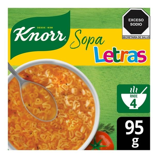 SOPA LETRAS KNORR 95GR 