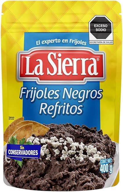 FRIJOL NEGRO REFRITO LA SIERRA 638GR