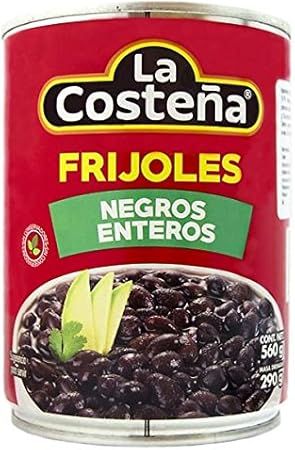 FRIJOL ENTERO NEGRO LA COSTEÑA 560GR 