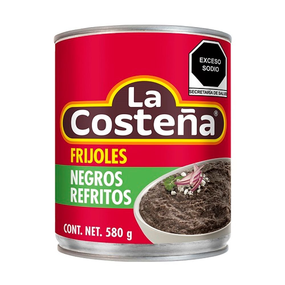 FRIJOL REF.NEGRO LA COSTEÑA 580GR 