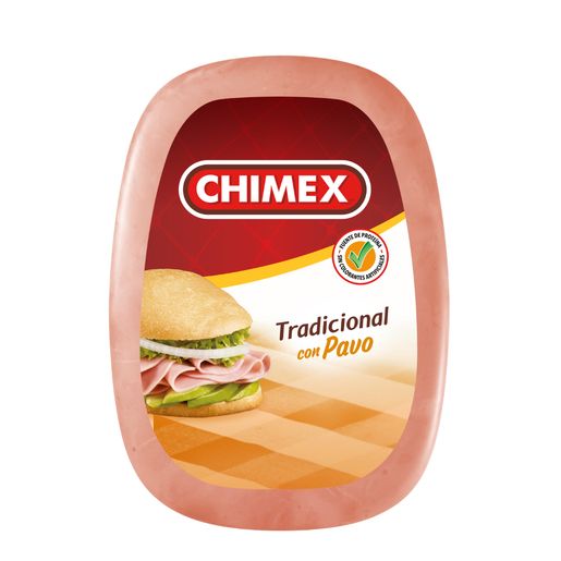 JAMON TRADICIONAL PAVO CHIMEX KG 3.5 KG.