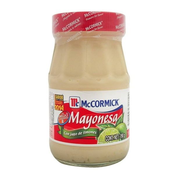 MAYONESA C/LIMON MCCORMICK # 8 190GR 