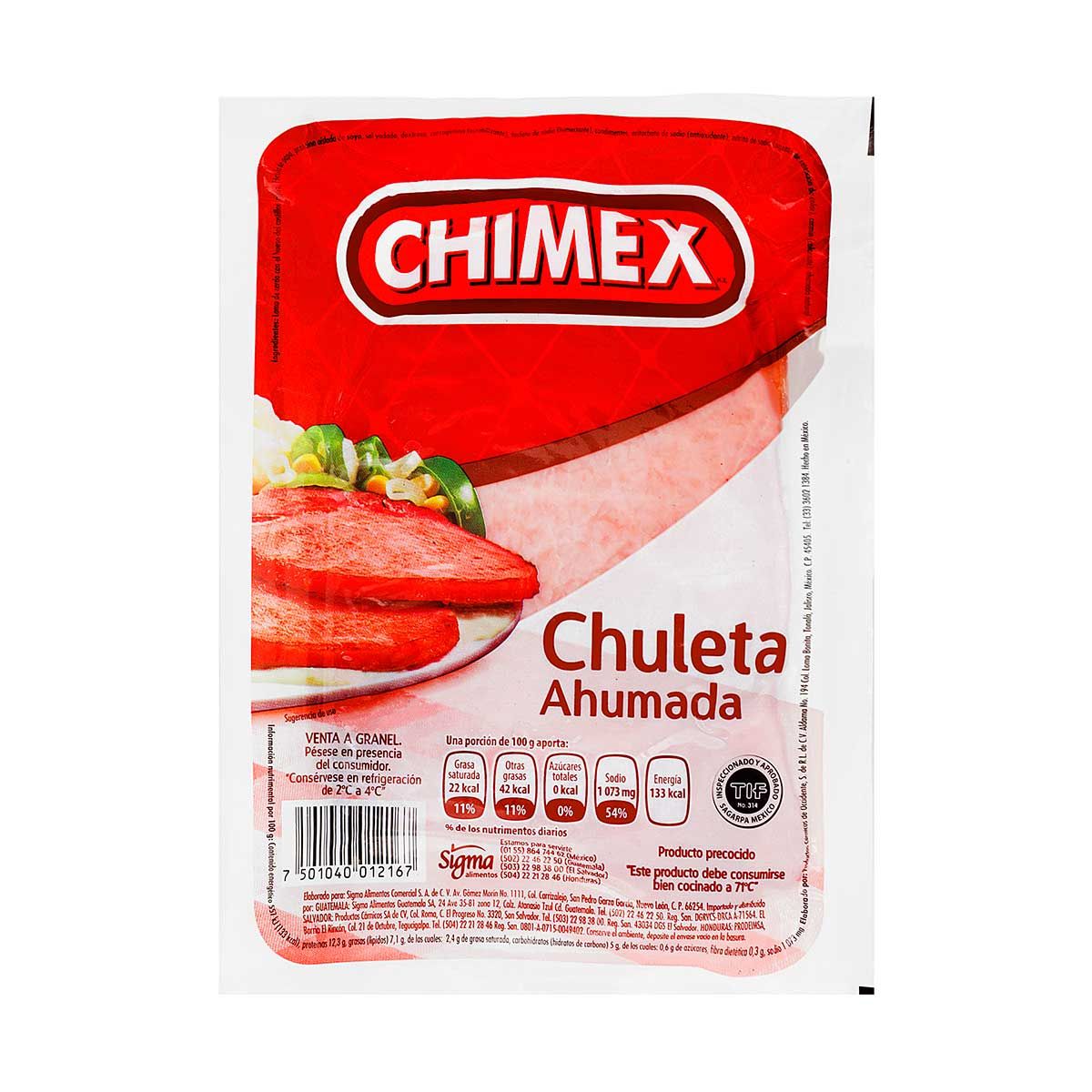 CHULETA AHUMADA CHIMEX KG