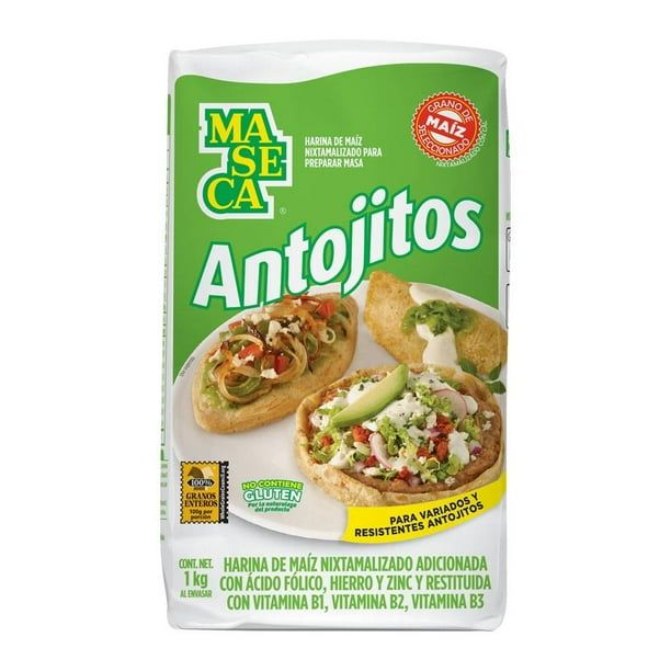 HARINA MAIZ ANTOJITOS MASECA 1KG 