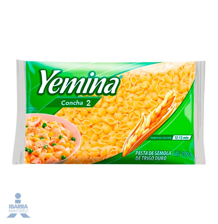 PASTA YEMINA CONCHA 2 200GR