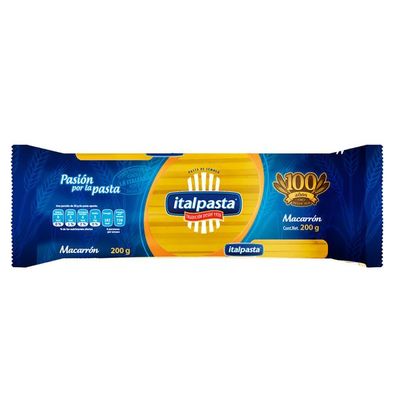 PASTA MACARRON ITALPASTA 200GR