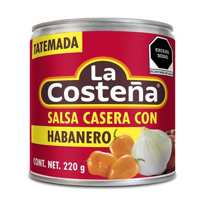SALSA CASERA HABANERO LA COSTEÑA 220GR