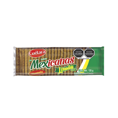 GALLETA MEXICANAS LIMON CUETARA 135GR GALLETA MEXICANAS LIMON CUETARA 135GR