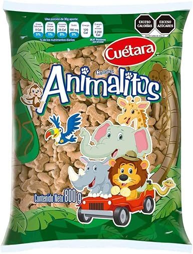 GALLETA ANIMALITOS CUETARA 800GR 