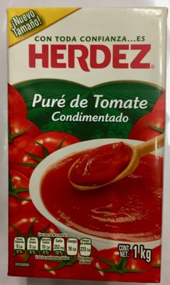 PURE TOMATE HERDEZ 1KG.