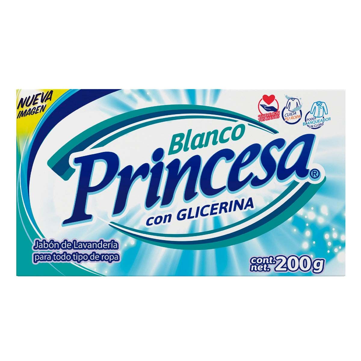 JABON PRINCESA BLANCO 200GR 