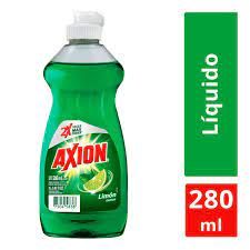 DETERGENTE LIQ. AXION  LIMON 280ML 