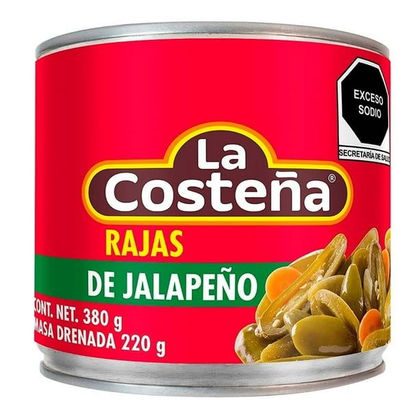 CHILES RAJAS LA COSTEÑA 380GR