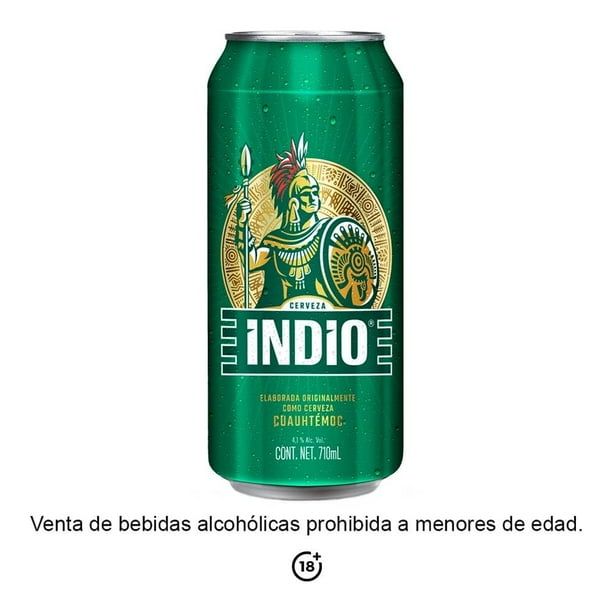 CERVEZA INDIO LATA 16ONZ PZ
