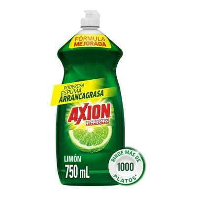 DETERGENTE LIQ. AXION  LIMON 750ML 