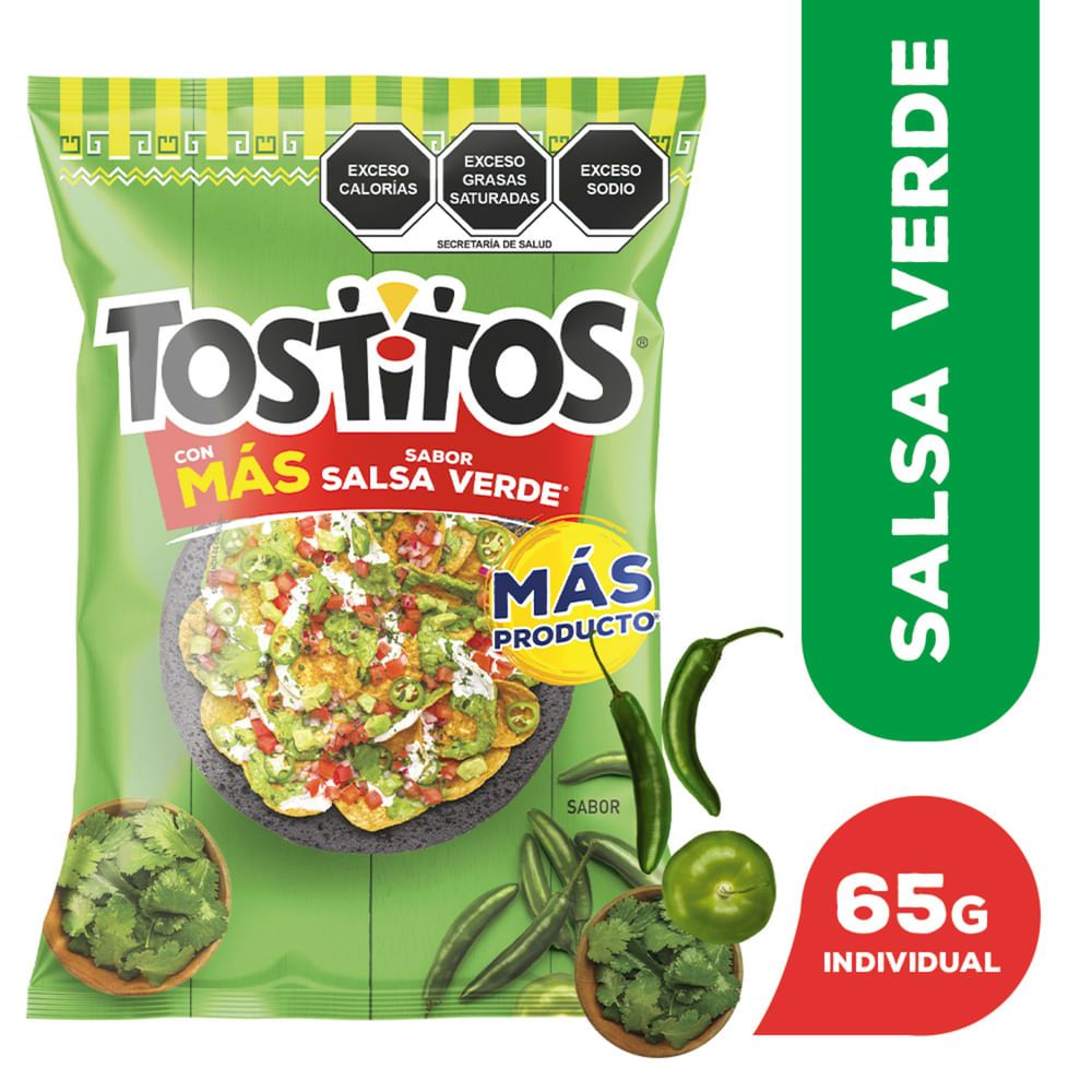 TOSTITOS SALSA VERDE 62GR PZ