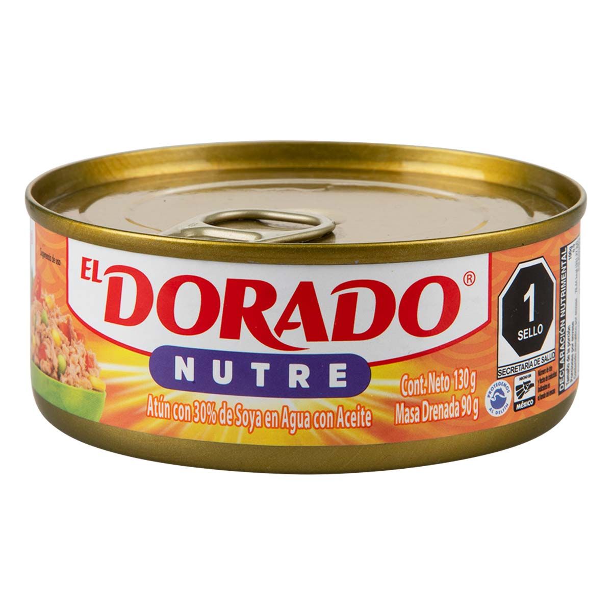 ATUN AGUA/ACEITE EL DORADO OMEGA3 130GR