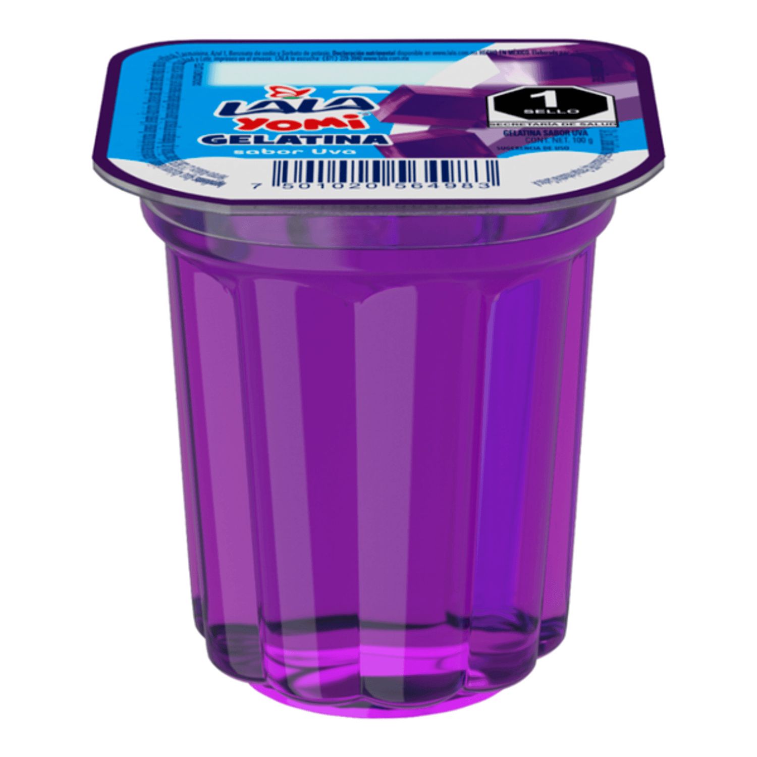 GELATINA LALA YOMI UVA 100GR