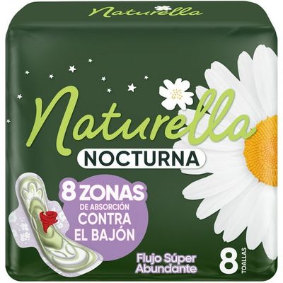 TOALLA NATURELLA C/NOCTURNO C/A 8S