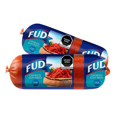 CHORIZO PAVO  Y CEDO 200GR FUD