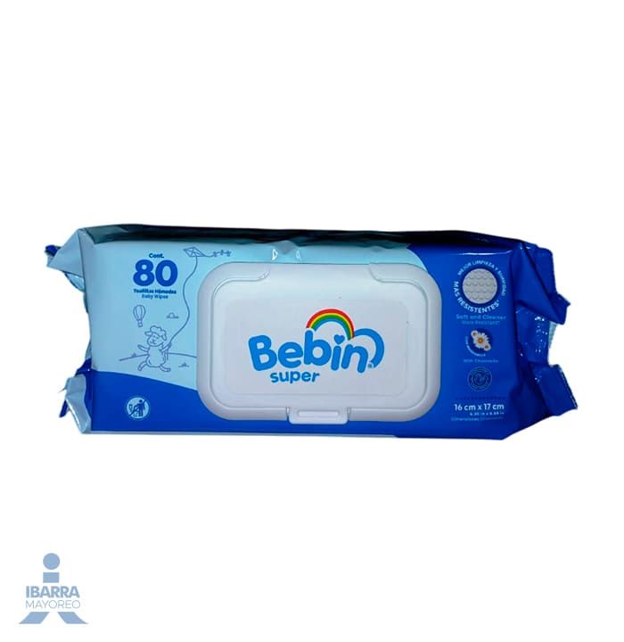 TOALLITAS HÚMEDAS BEBIN SUPER 18/80S
