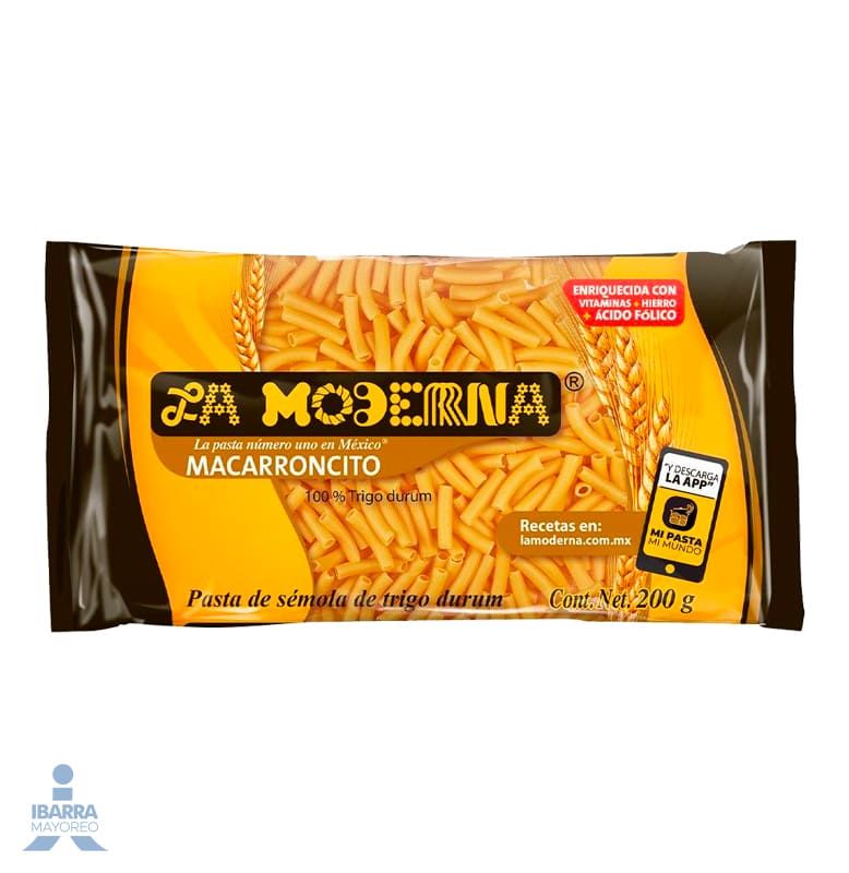 PASTA MACARRON CORTO LA MODERNA 200GR.