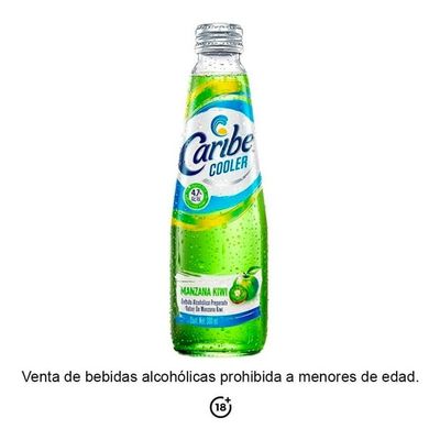 CARIBE COOLER MANZANA-KIWI 300ML