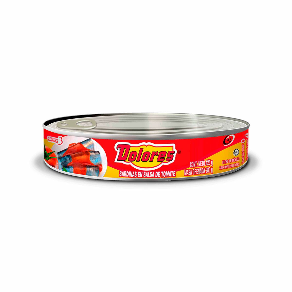 SARDINA DOLORES S/TOMATE  425GR