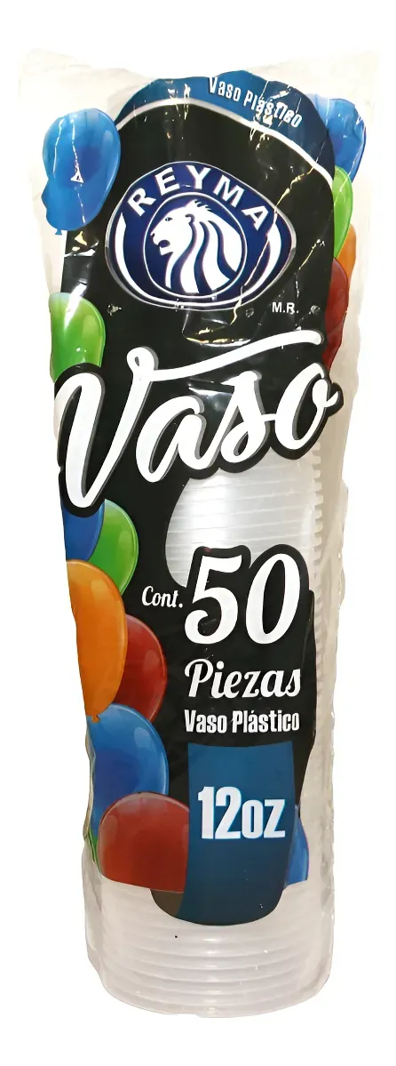 VASO PLASTICO NAT REYMA #12 1/50S 