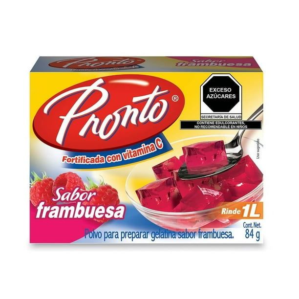 GELATINA PRONTO FRAMBUESA 84 GR