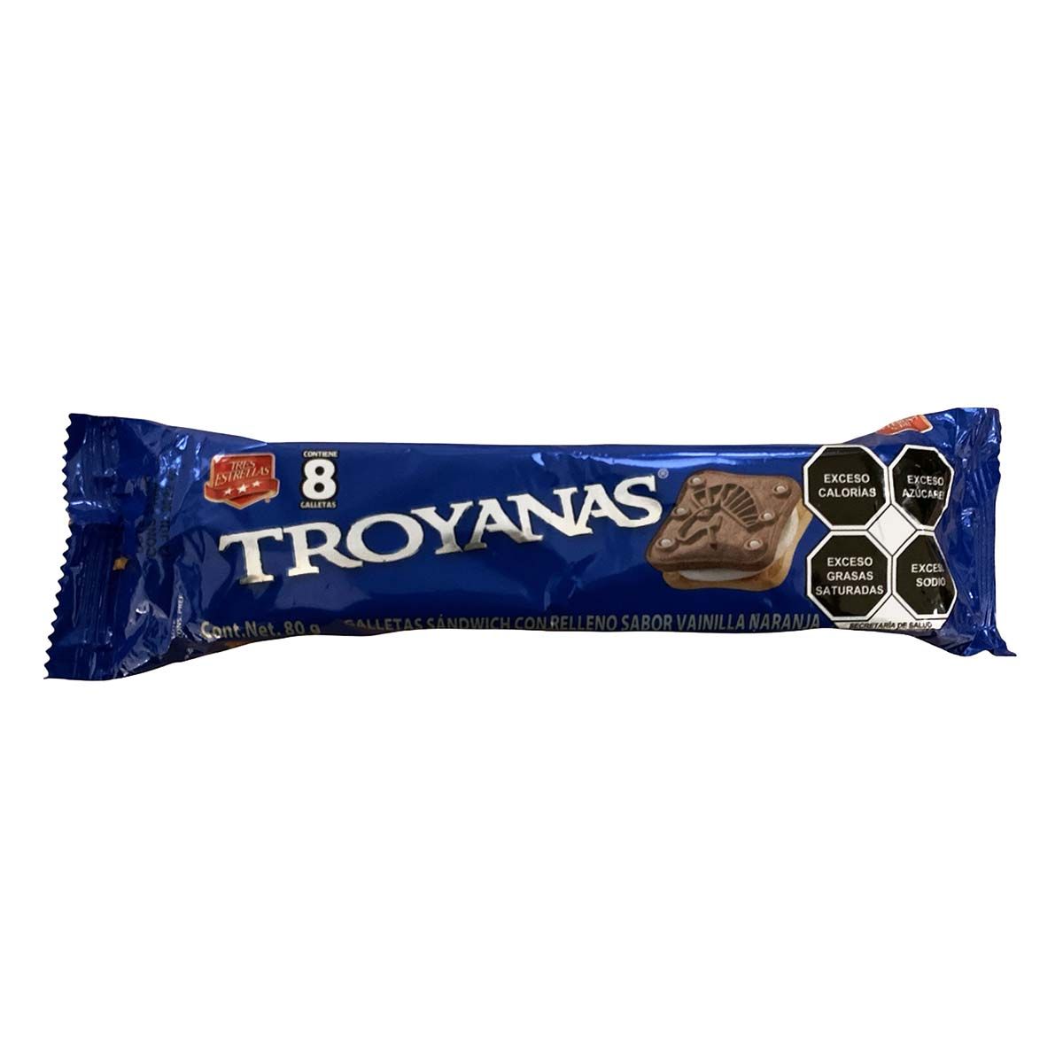 GALLETA TROYANAS COMBINADO T/ESTRELLA 80GR