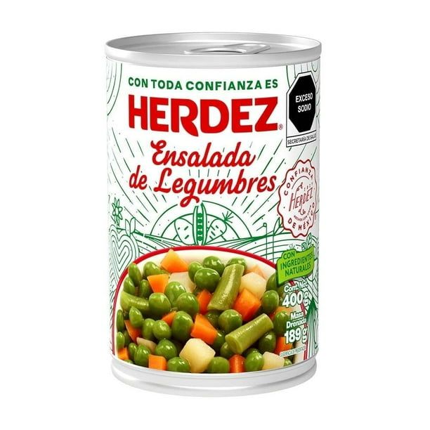ENSALADA DE LEGUMBRES HERDEZ 400GR