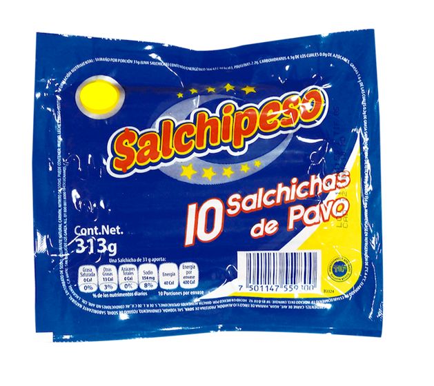 SALCHICHA SALCHIPESO 10PZ...