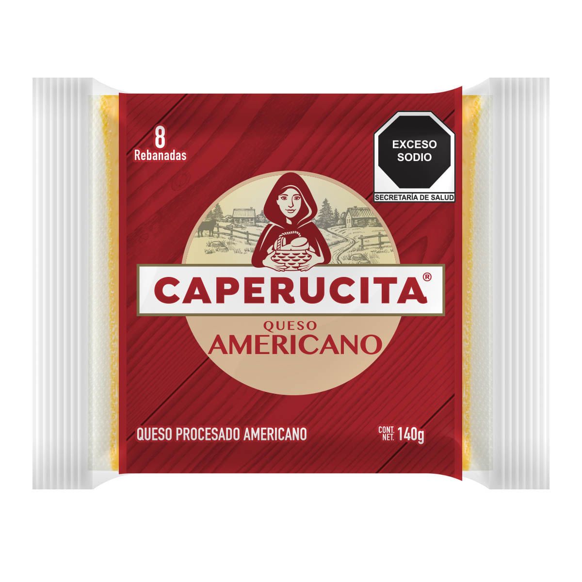 QUESO AMERICANO CAPERUCITA 140GR..
