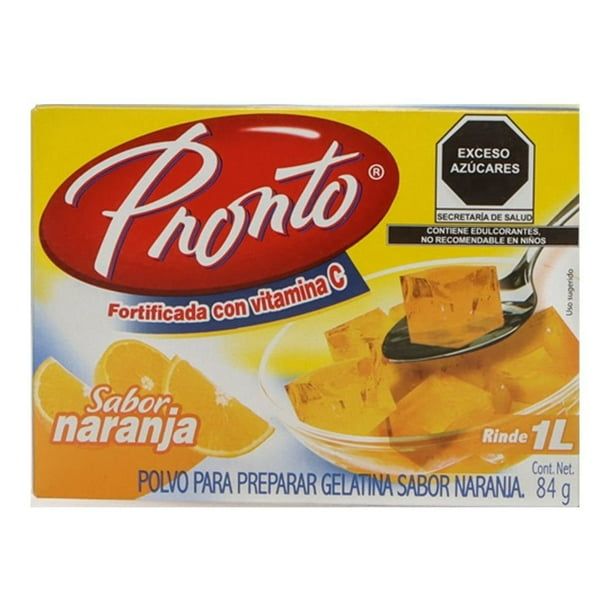 GELATINA PRONTO NARANJA 84GR 