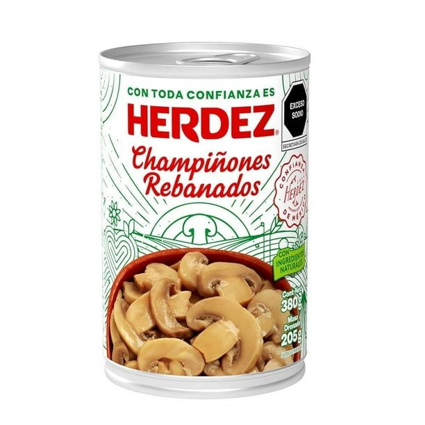 CHAMPIÑONES REBANADOS HERDEZ 380GR