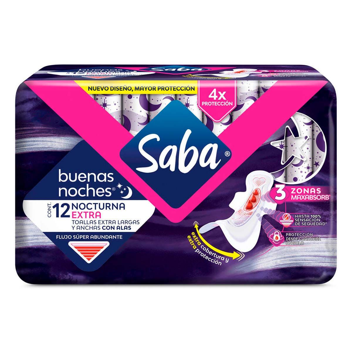 TOALLA SABA B/NOCHES C/A 12S