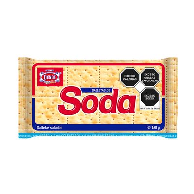 GALLETA SODA DONDE 160GR