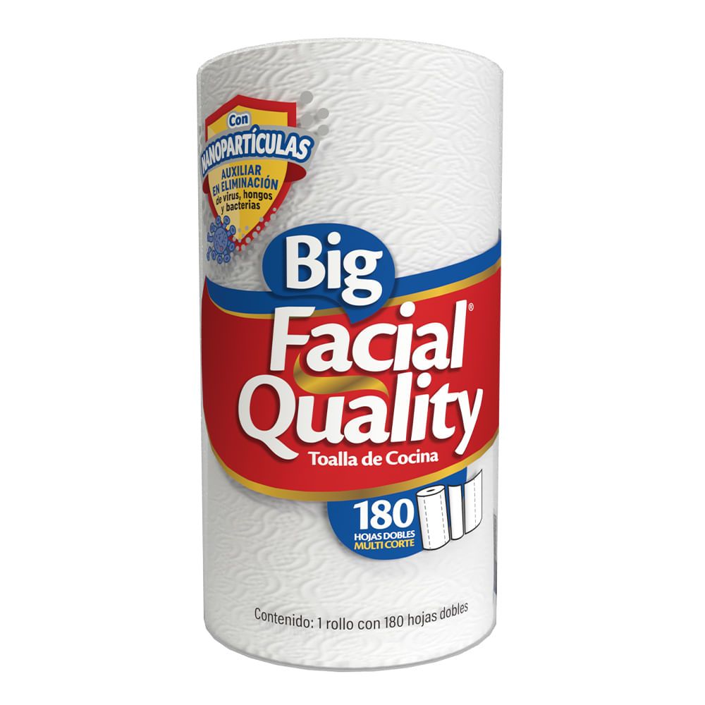 SERVITOALLA DE C/BIG FACIAL QUALITY 180S 1S