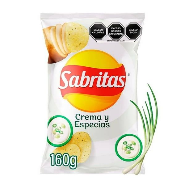 SABRITAS CREMAS Y ESPECIAS 160 GR...